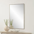 Renwil Cider 45" Tall Rectangular Mirror - Brushed Bronze