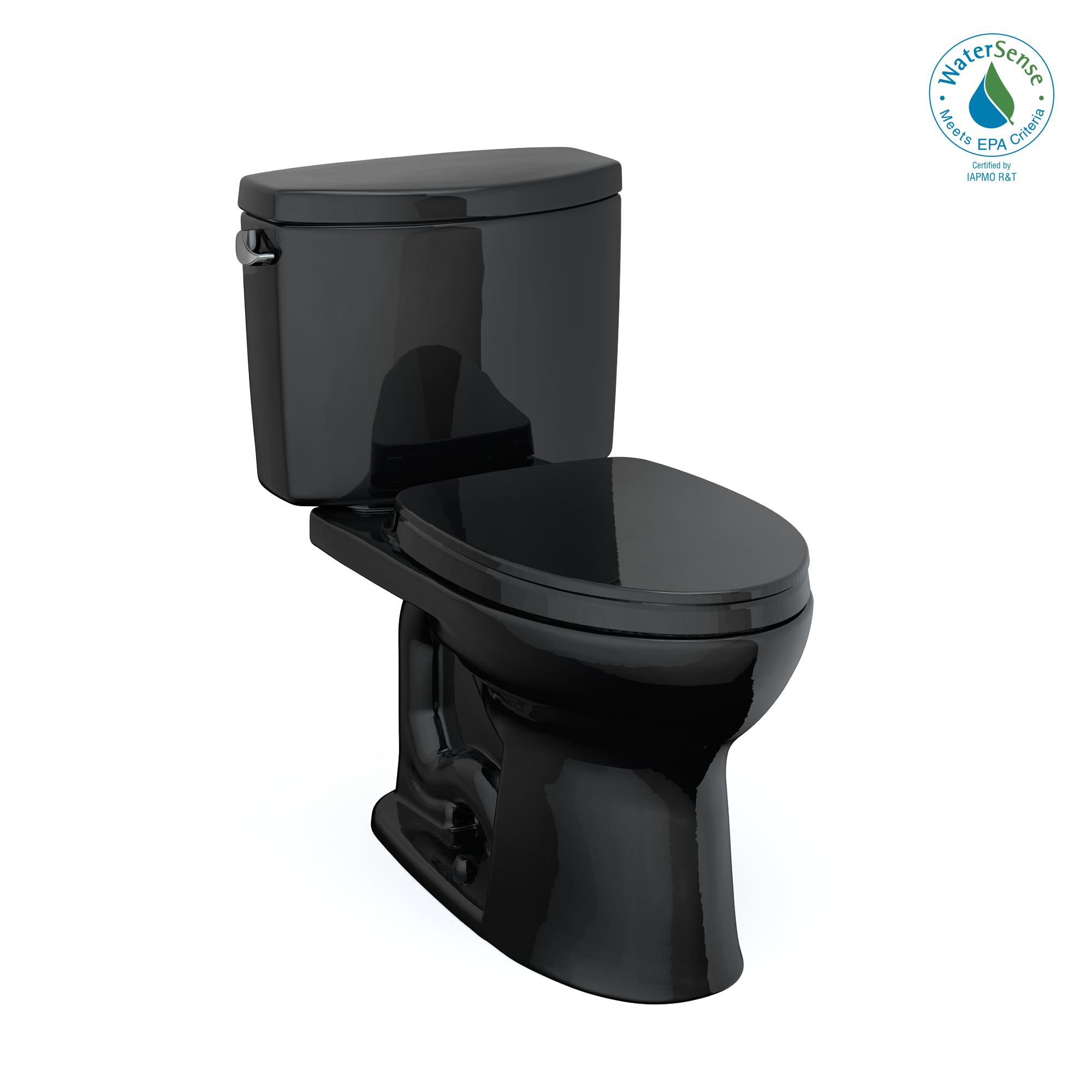 TOTO Drake II Two Piece Elongated 1.28 GPF Universal Height Toilet with Ss124 Softclose Seat - Washlet+ Ready