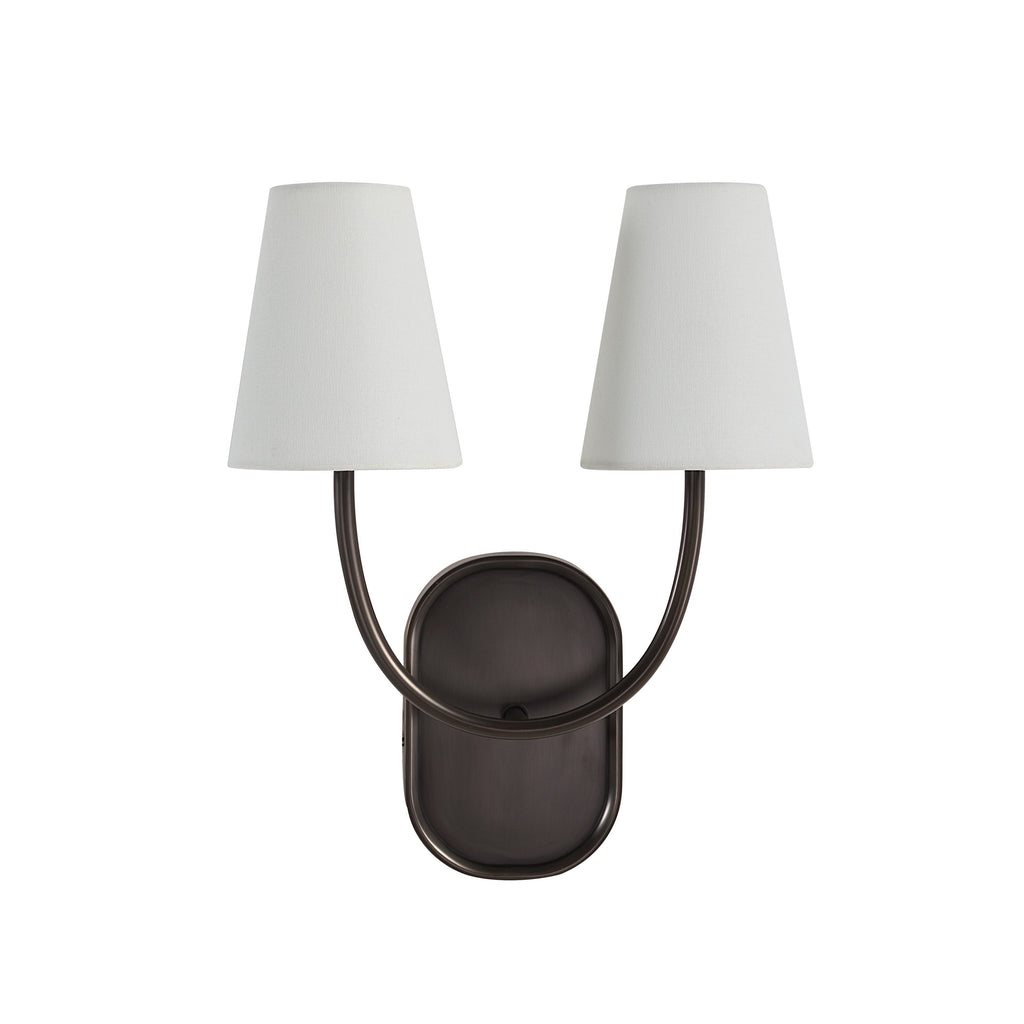 Renwil Megara 15.5" Height Wall Sconce - Brown