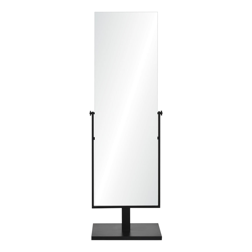 Renwil Samira 61" Tall Rectangle Full Length Mirror - Black
