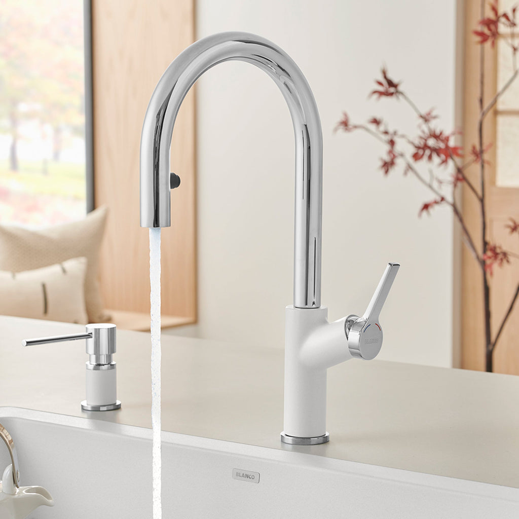 Blanco Urbena Pull-Down Dual-Spray Kitchen Faucet