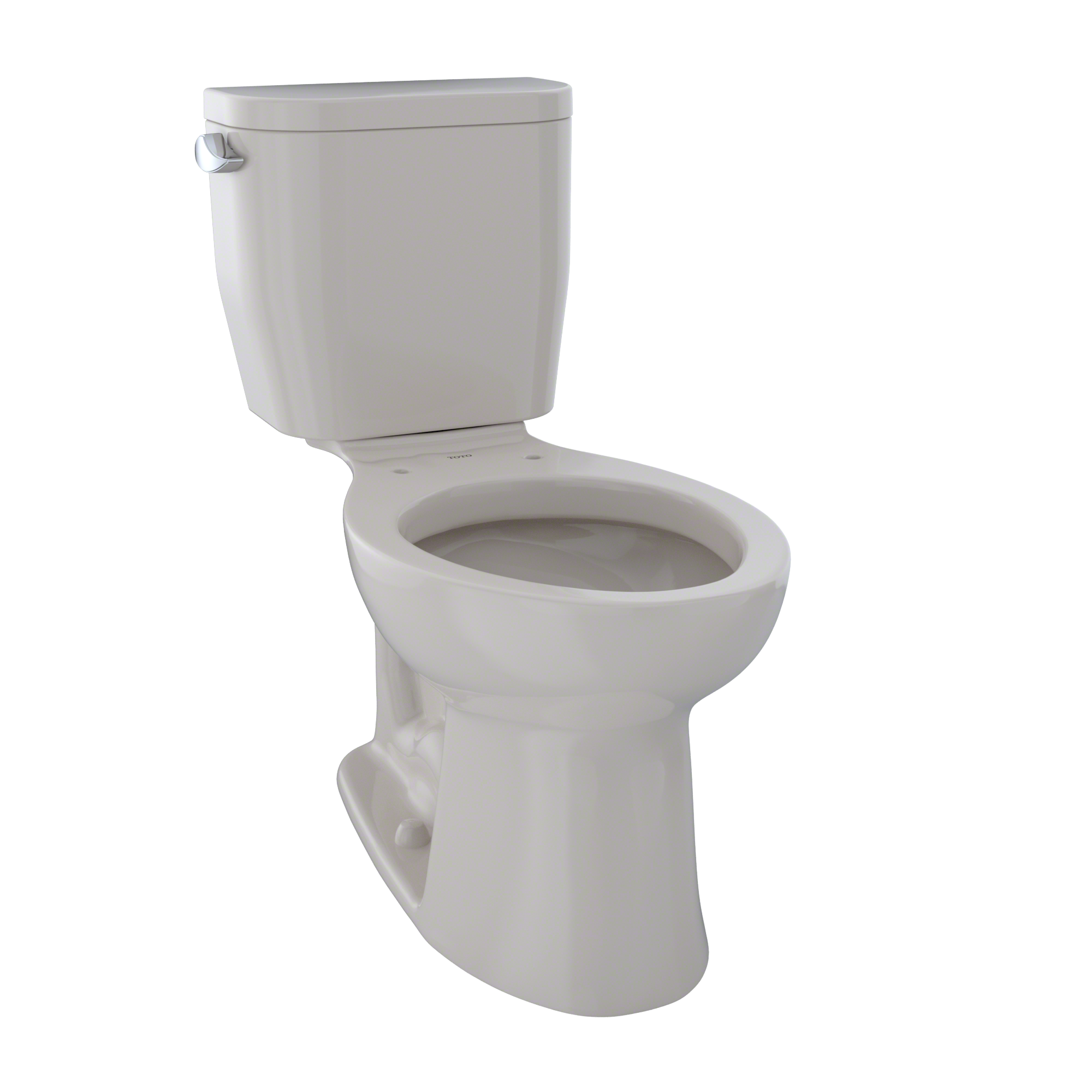 TOTO Entrada Two Piece Elongated 1.28 GPF Universal Height Toilet