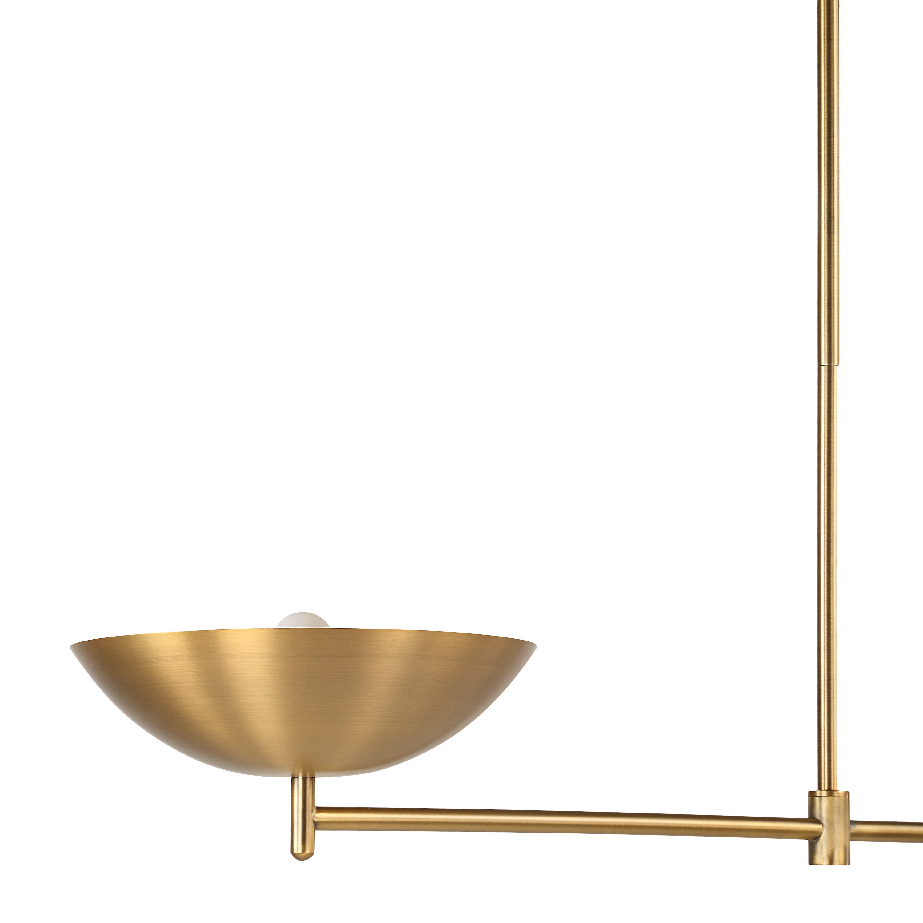 Renwil Waxlow 64.5" Height Ceiling Fixture - Plated Dark Antique Brushed Brass