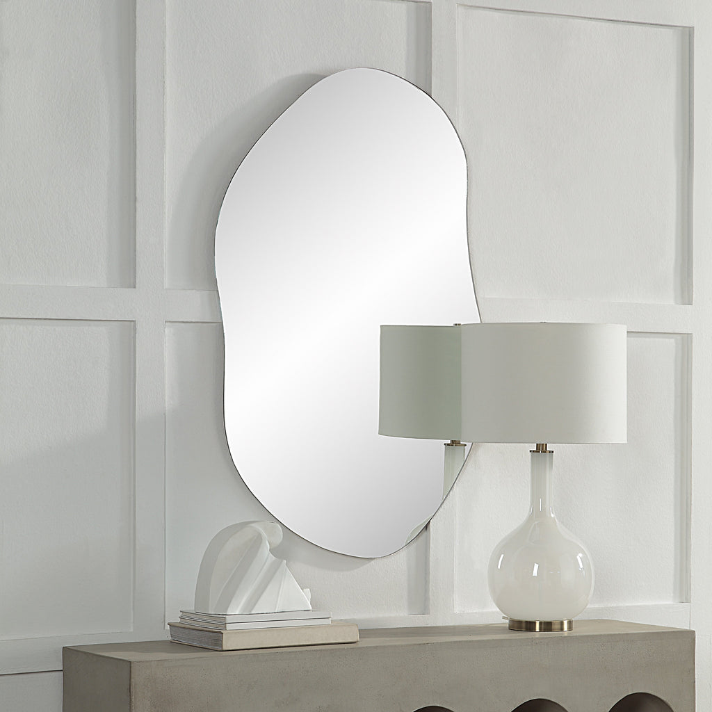 Renwil Angelonia 45" Tall Irregular Rectangular Oval Mirror