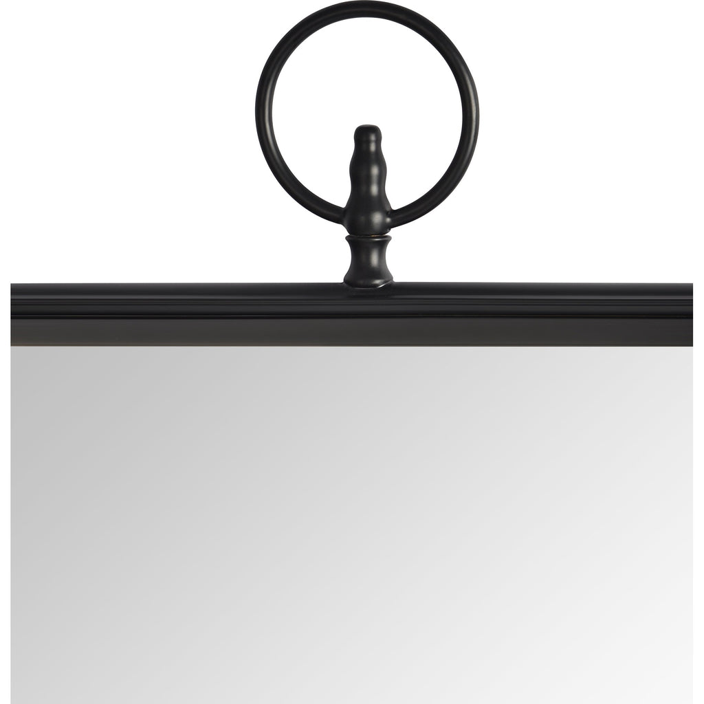 Renwil Priscilla 39.5" Tall Rectangle Wall Mirror - Black