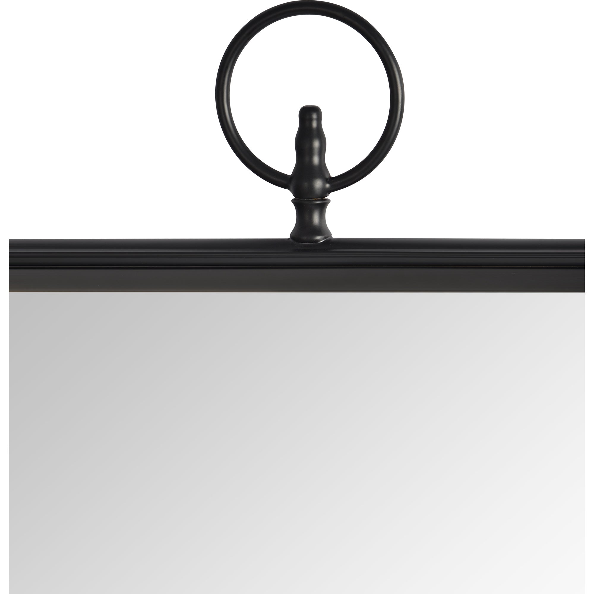 Renwil Priscilla 39.5" Tall Rectangle Wall Mirror - Black