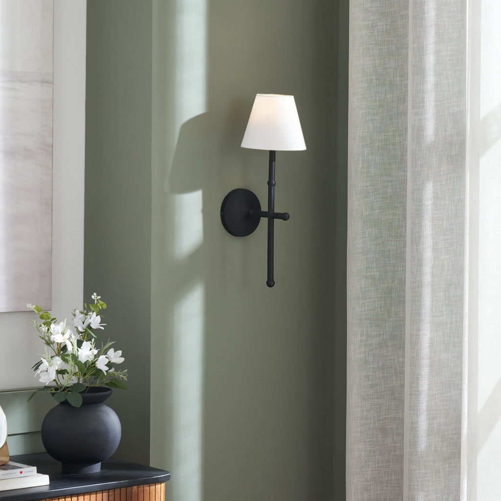Renwil Kurosu 20.5" Height Wall Sconce - Black