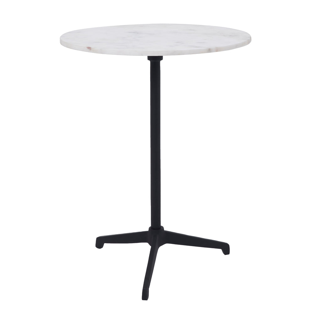 Renwil Barker Indoor Cast Aluminum Side Table - Matte Black