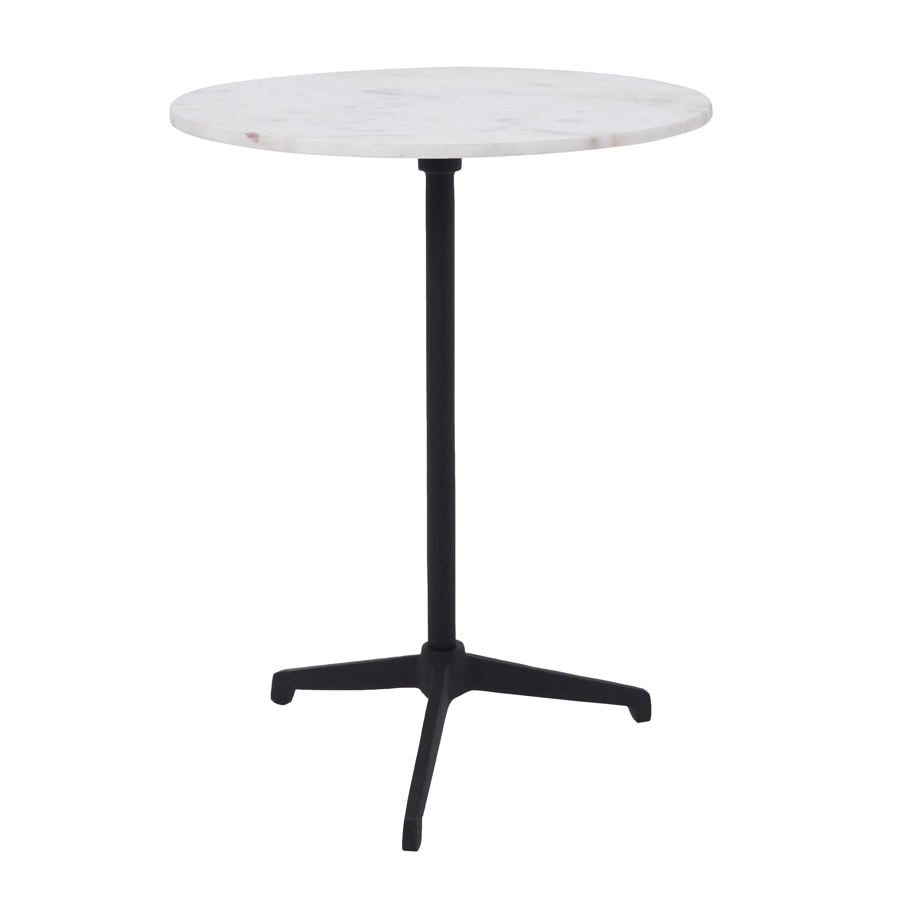 Renwil Barker Indoor Cast Aluminum Side Table - Matte Black