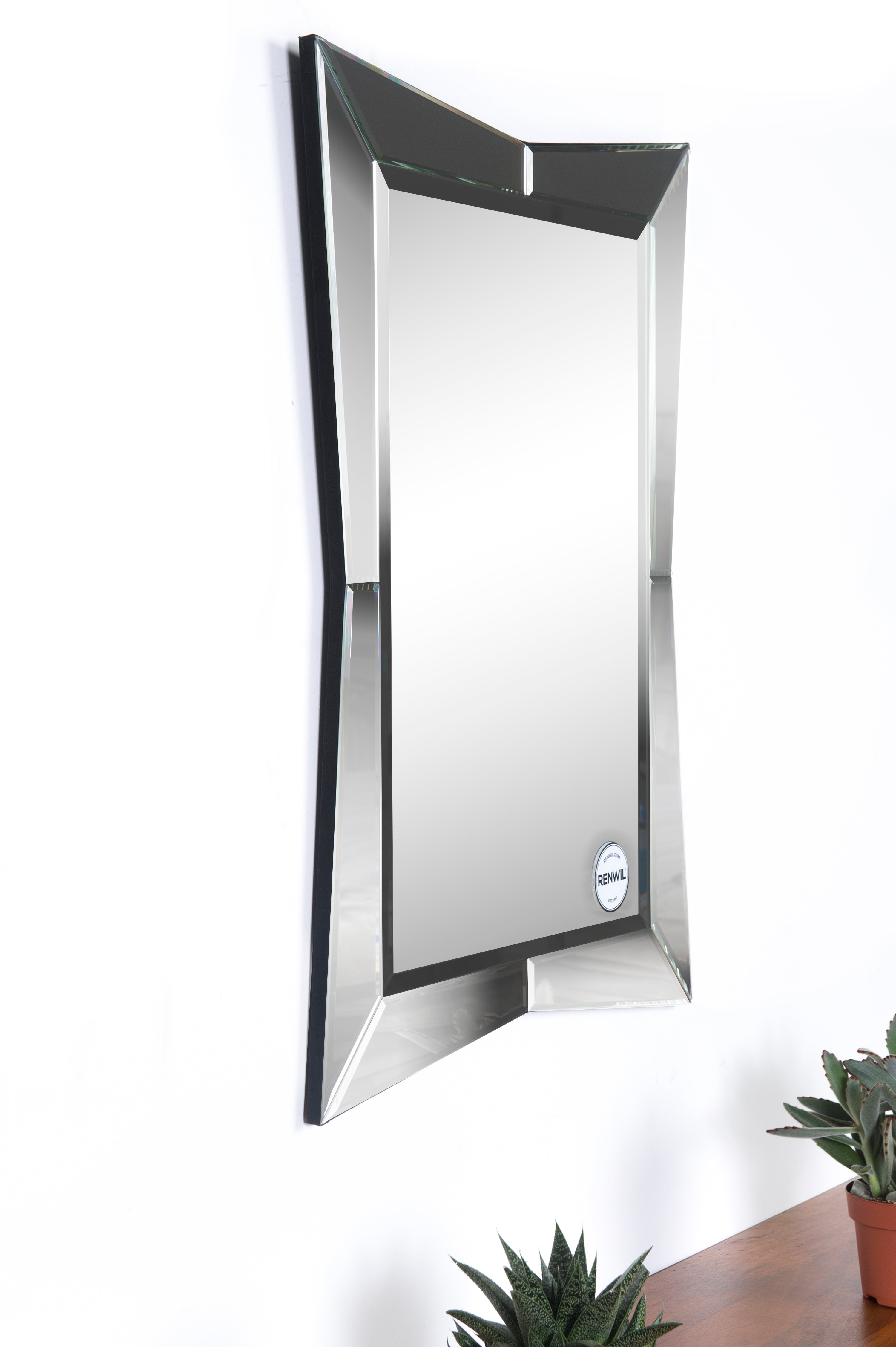 Renwil Merritt 32" Tall Rectangle Wall Mirror
