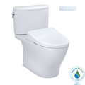 TOTO Washlet+ Nexus 1G Two Piece Elongated 1.0 GPF Toilet with S7A Contemporary Bidet Seat