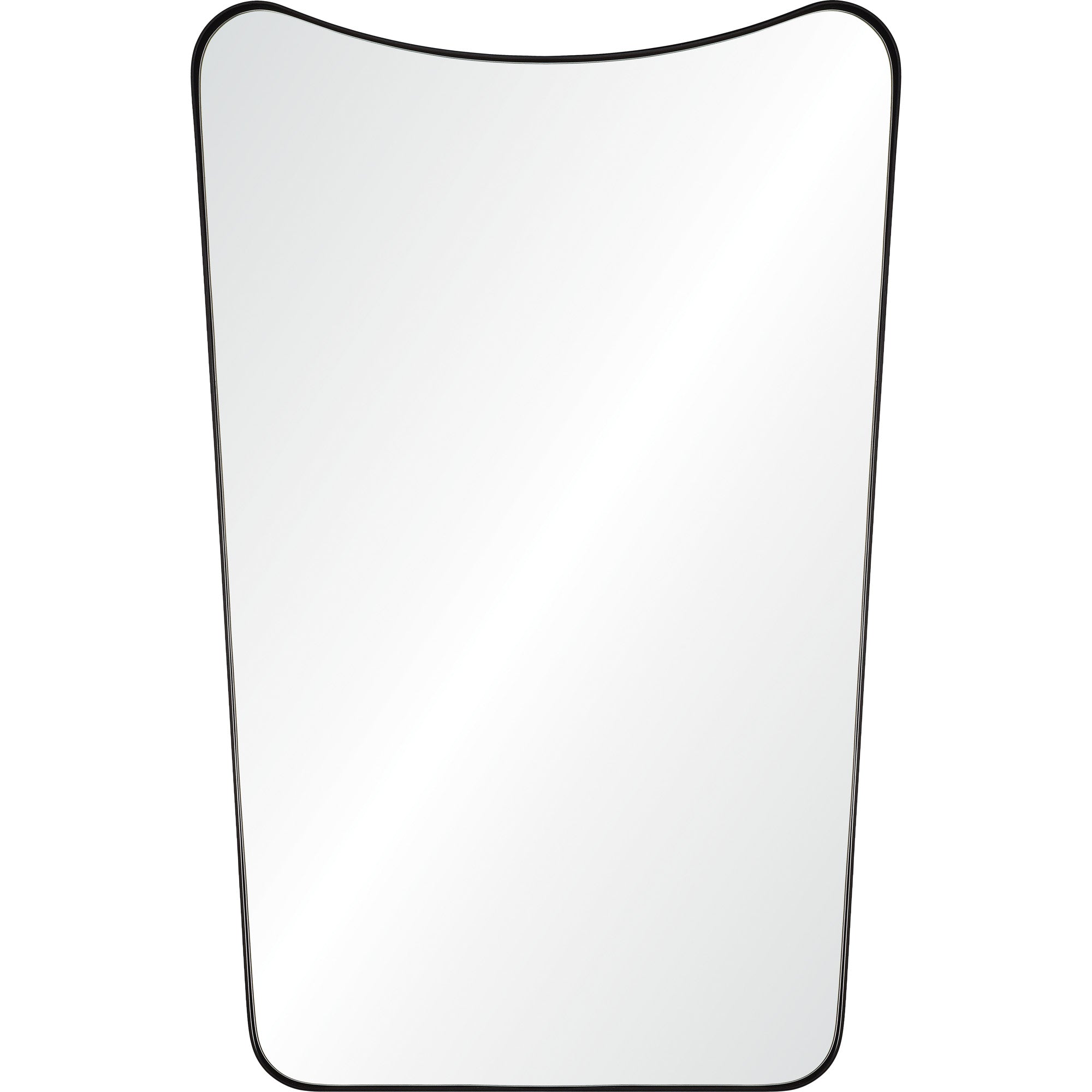 Renwil Nashua 36" Tall Rectangle Wall Mirror - Black