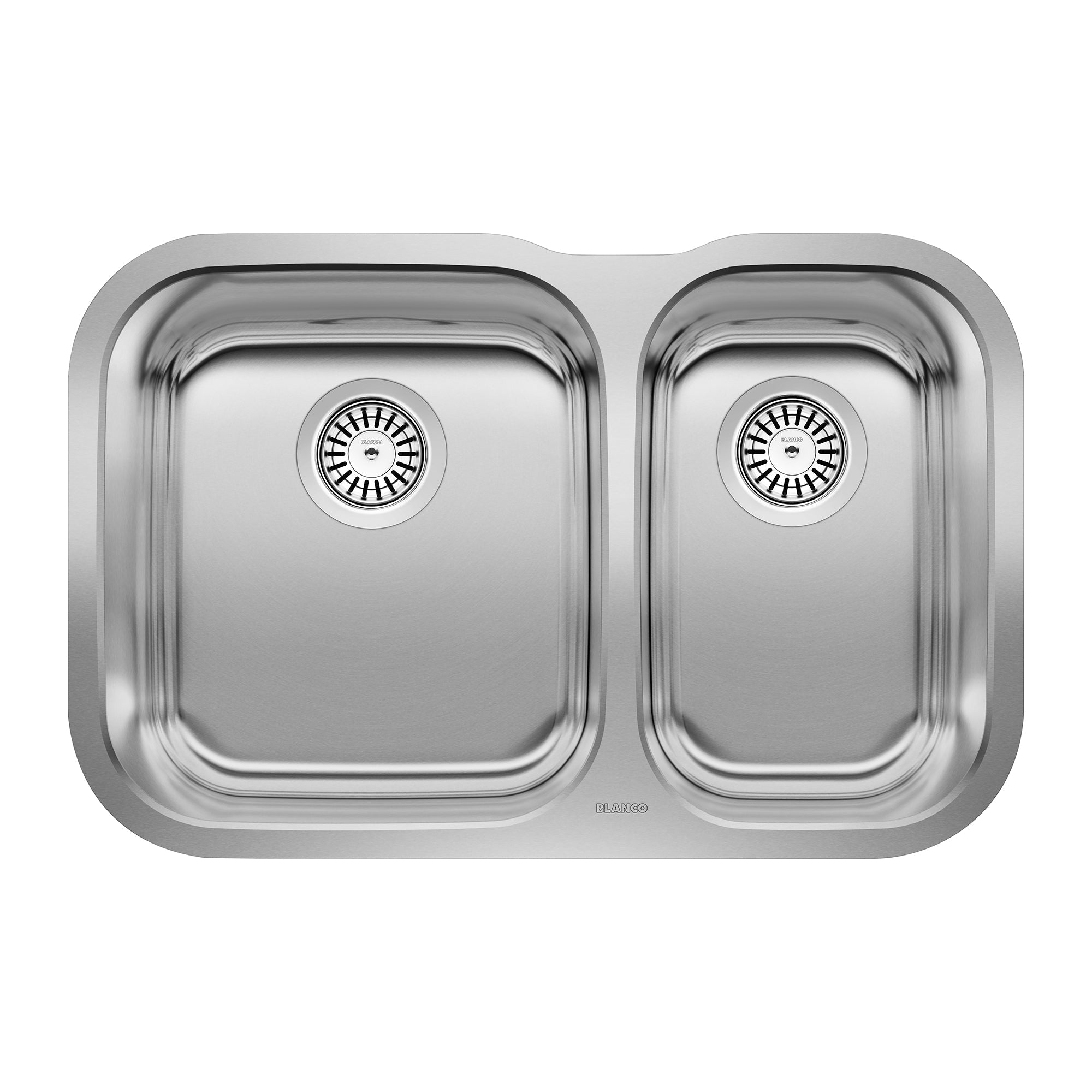Blanco Essential 27" 70/30 Double Bowl Undermount Stainless Steel Kitchen Sink