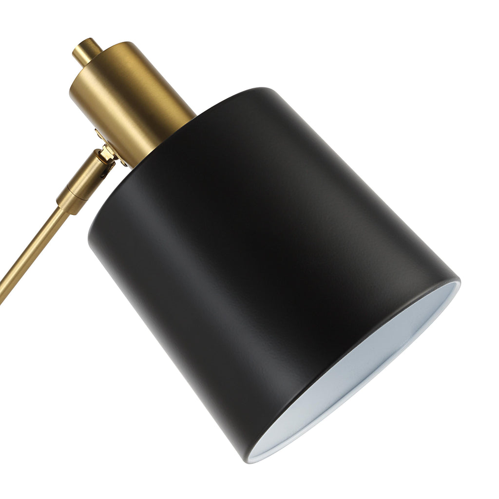 Everren Meander 71" Height Floor Lamp - Brass