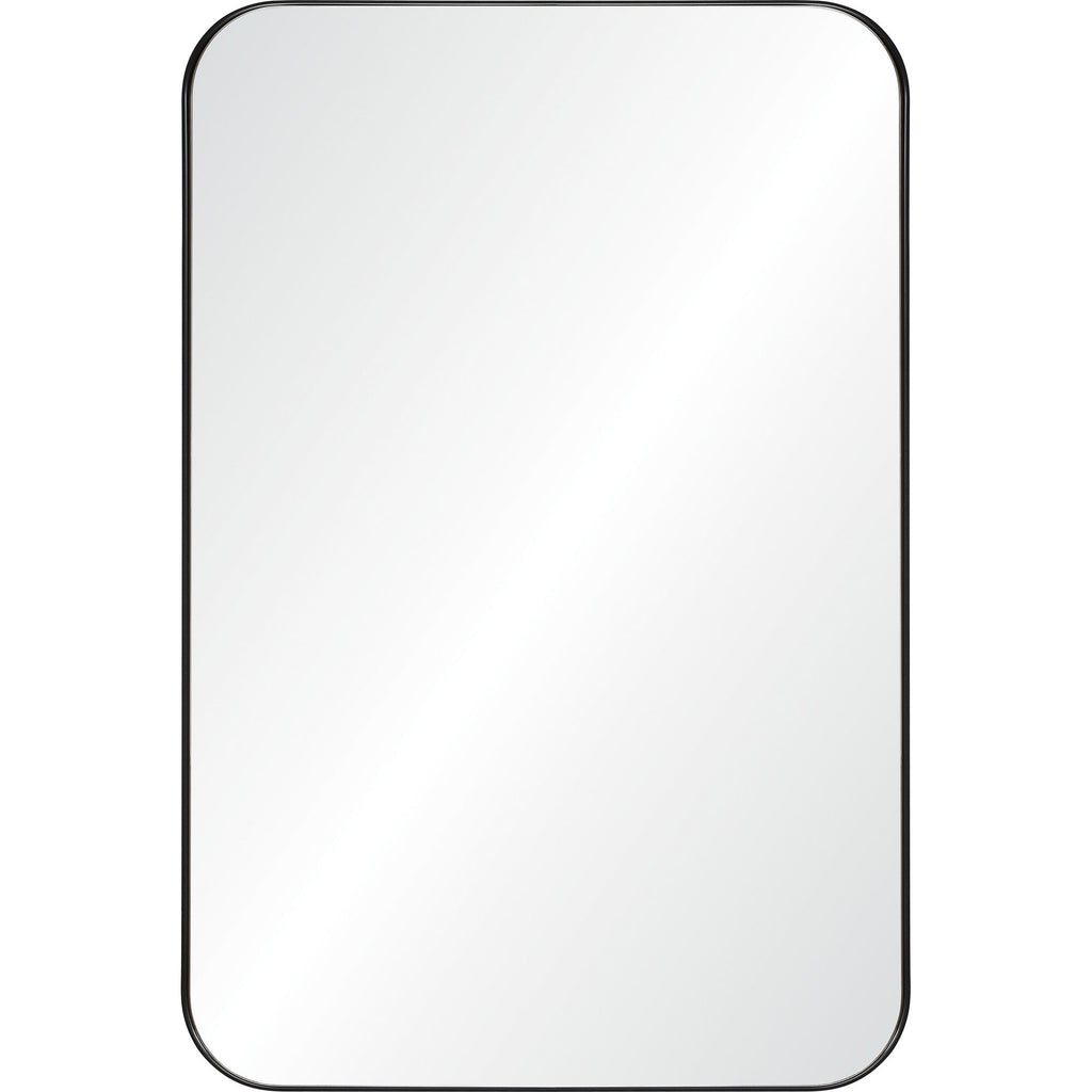 Renwil Glencoe 36" Tall Rectangle Wall Mirror - Black