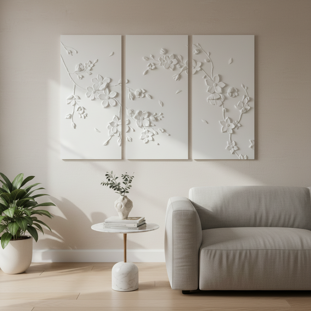 Renwil Beaudelaire 20" Wide Wall Decor - Matte White