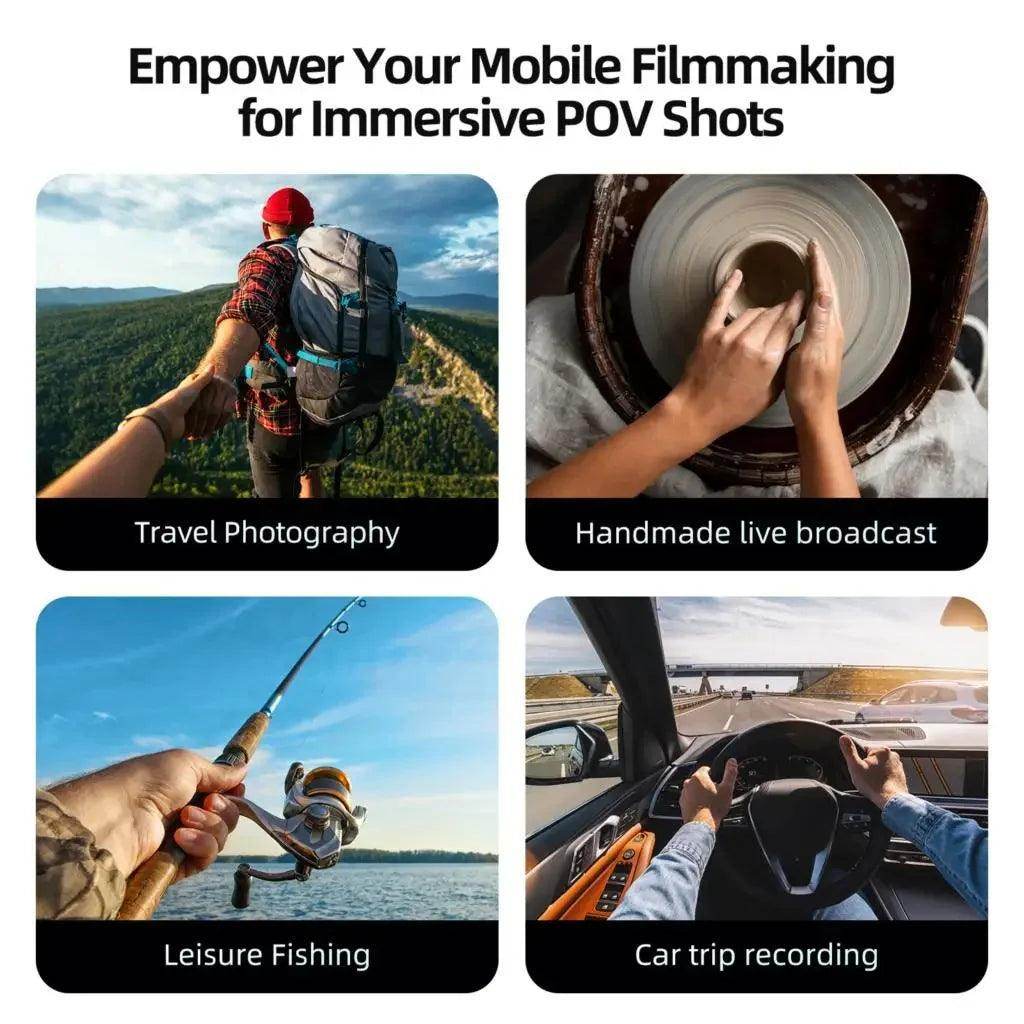 Silicone Magnetic Neck Mount for phone