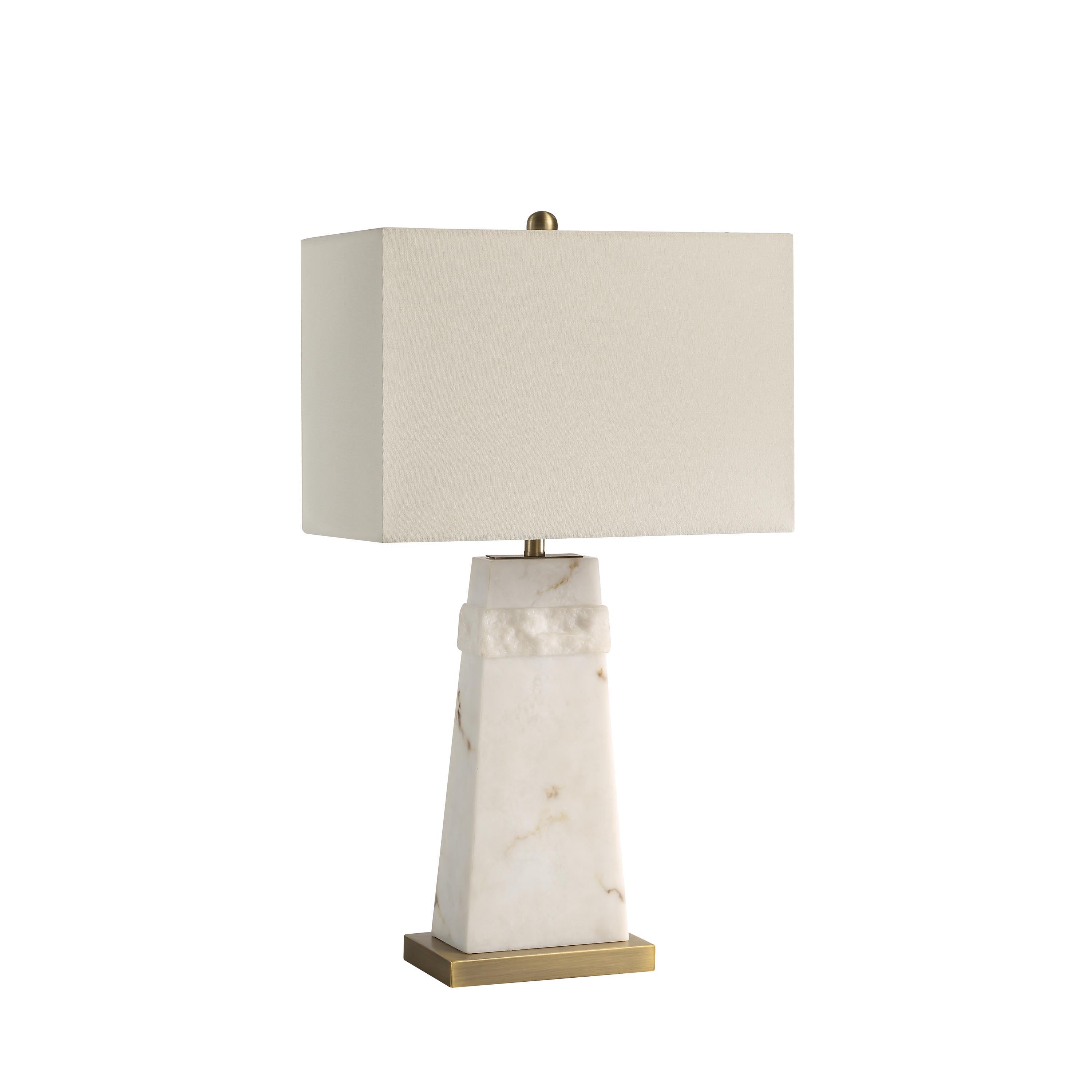 Everren Nisrine 28" Height Table Lamp - Off-White With Gold