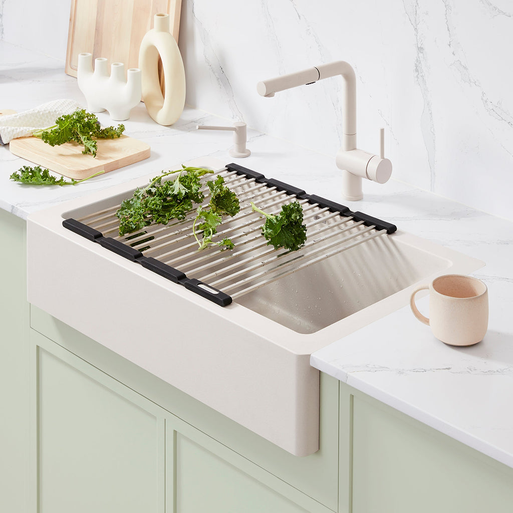Blanco Stainless Steel Foldable Drying Mat