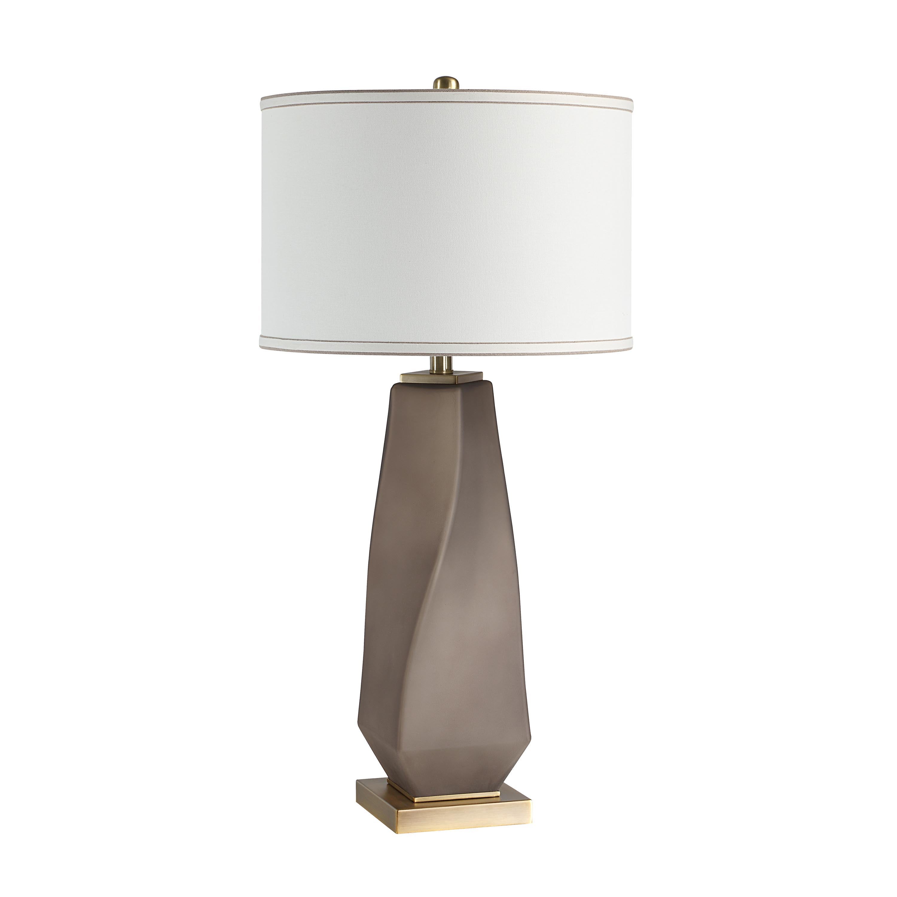 Everren Mallorca 32" Height Table Lamp - Smoke Gray