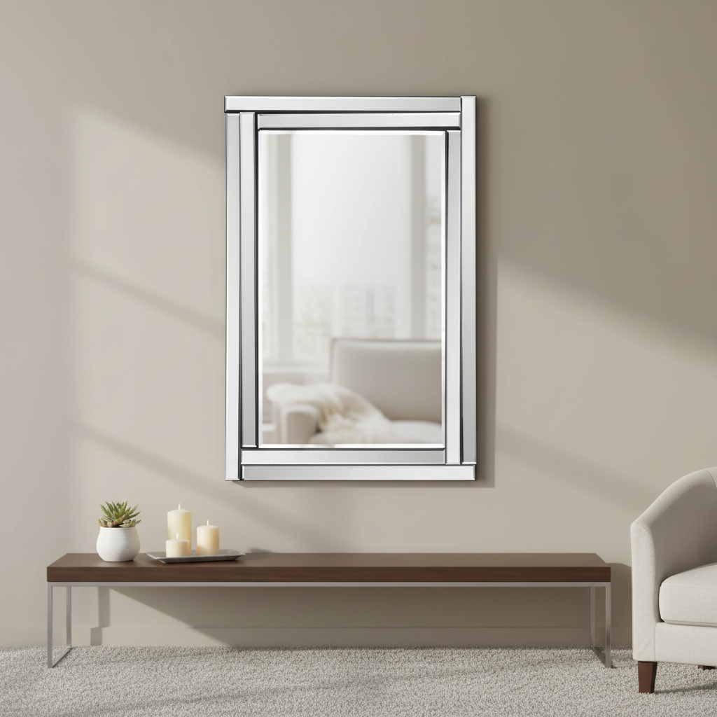 Renwil Ava 35" Tall Rectangle Wall Mirror