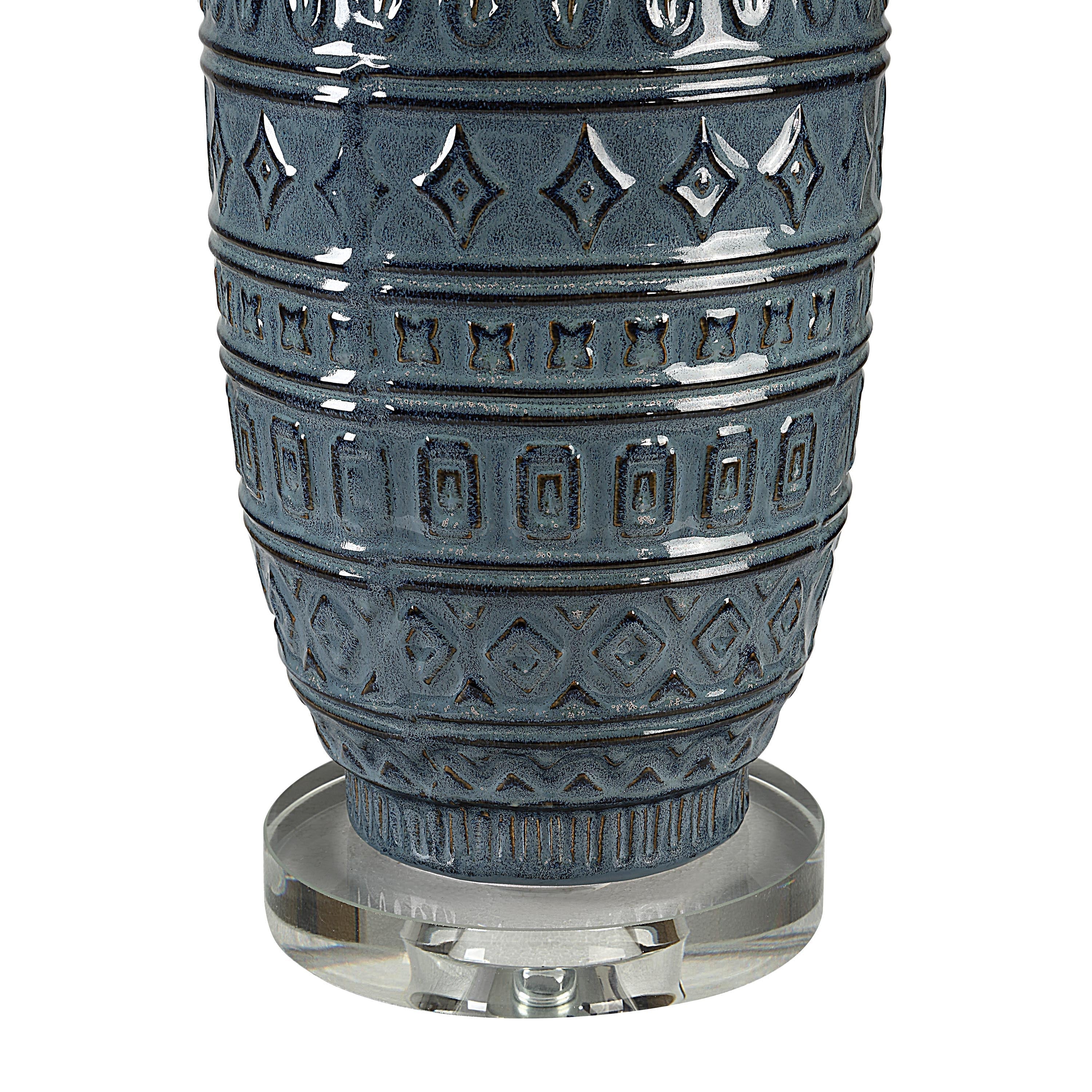 Everren Spirea 30.47" Height Table Lamp - Blue