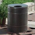 Rally 32 Gallon Trash Receptacle, Contour Top