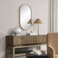Renwil Puno 36" H x 20" W Wall Mirror - Brown