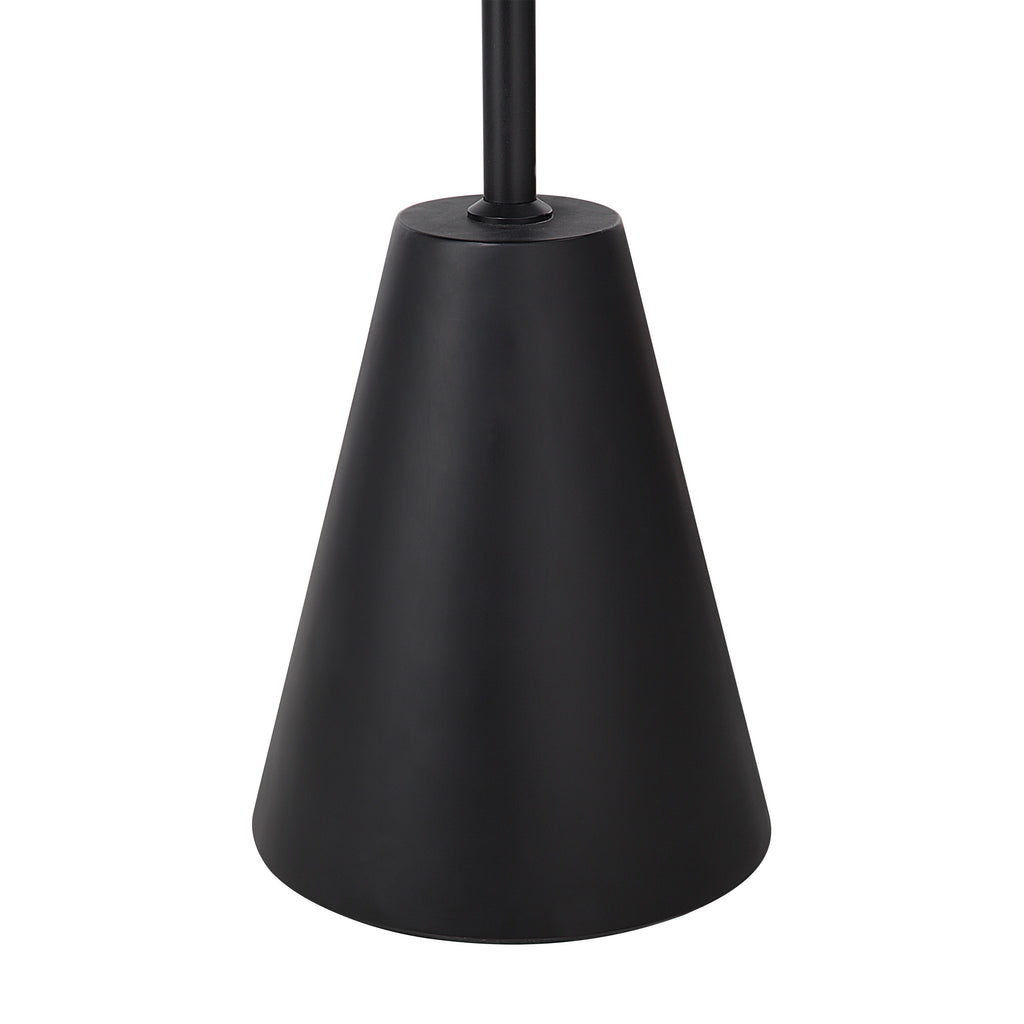 Renwil Cooke 65 - 75" Tall Matte Black Floor Lamp with Shade