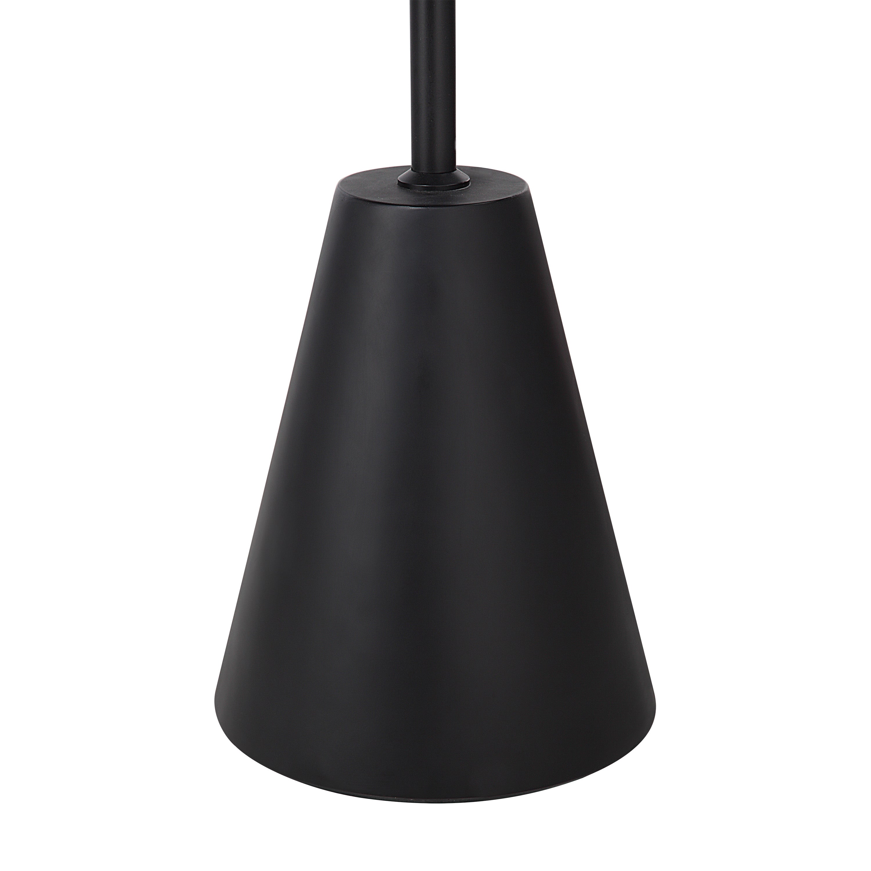 Renwil Cooke 65 - 75" Tall Matte Black Floor Lamp with Shade