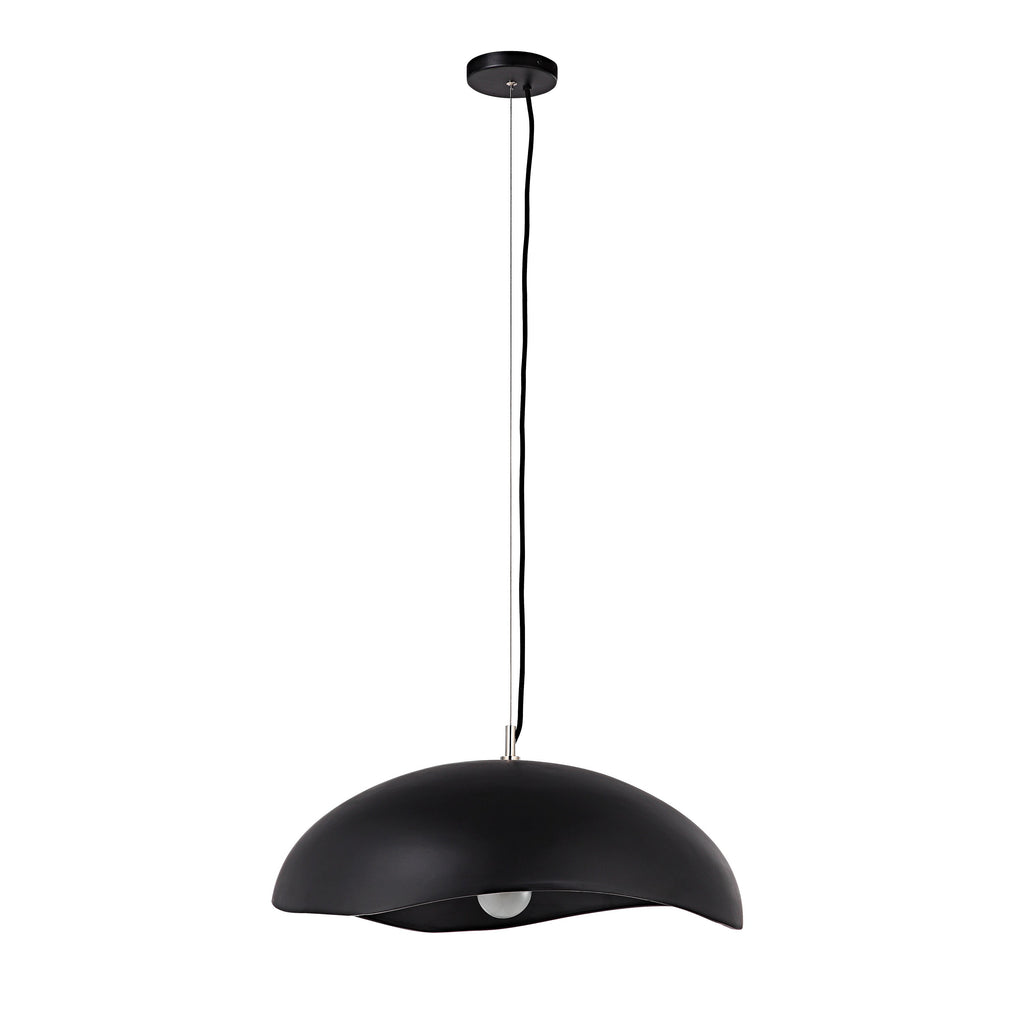 Renwil Filomena 22" Wide 1-Light Chandelier - Matte Black