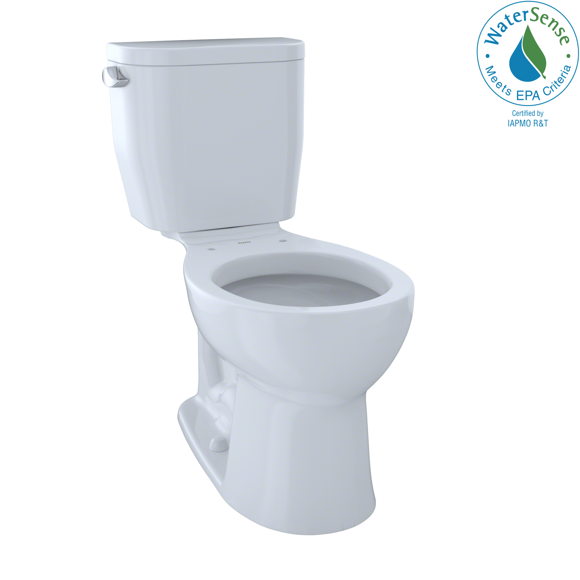 TOTO Entrada Two Piece Round 1.28 GPF Universal Height Toilet