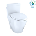 TOTO Legato Washlet+ One Piece Elongated 1.28 GPF Universal Height Skirted Toilet with Cefiontect