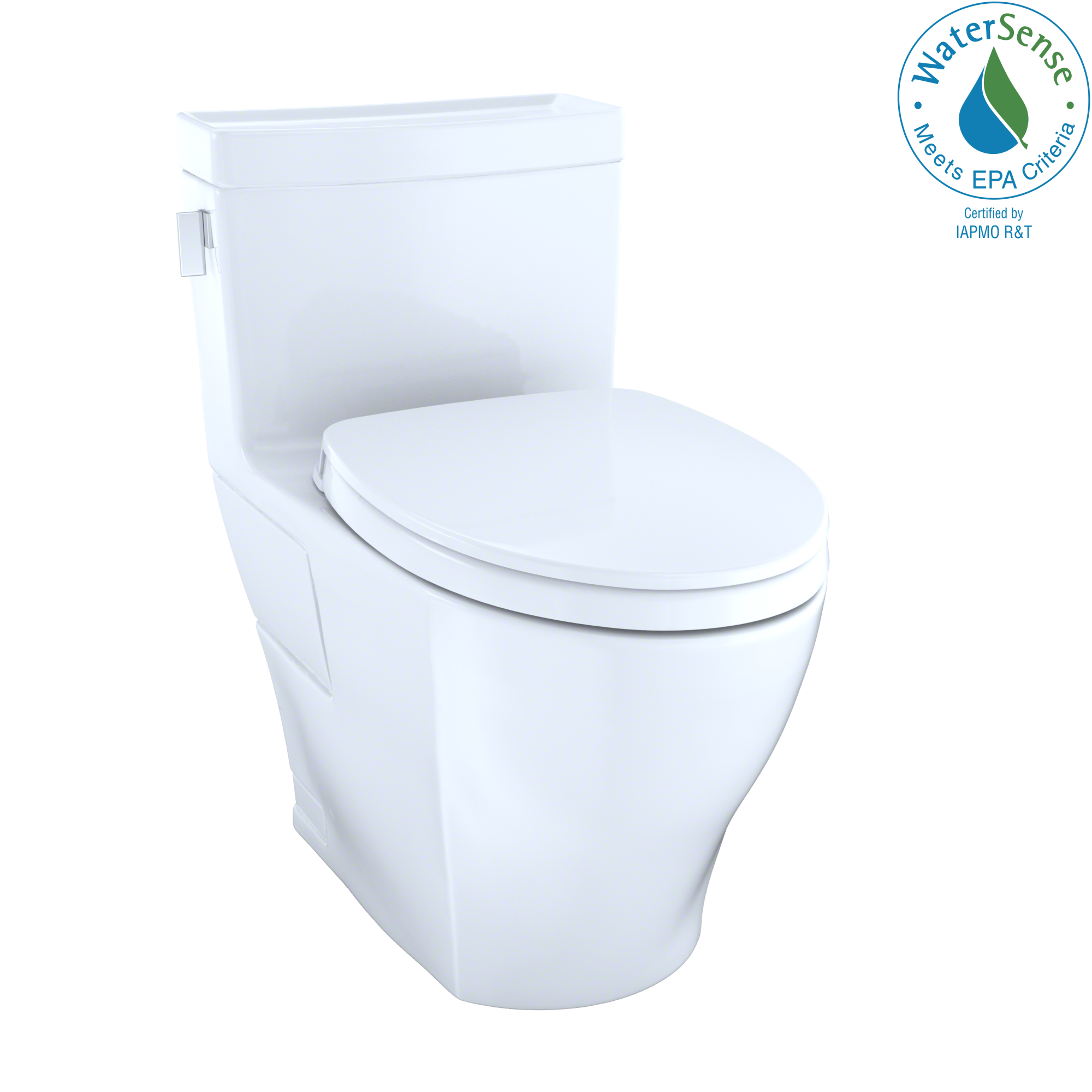 TOTO Legato Washlet+ One Piece Elongated 1.28 GPF Universal Height Skirted Toilet with Cefiontect
