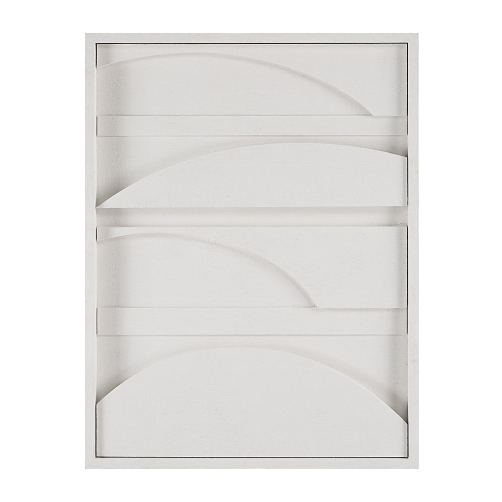 Renwil Cadieu x 30" Wide Wall Decor - Matte White