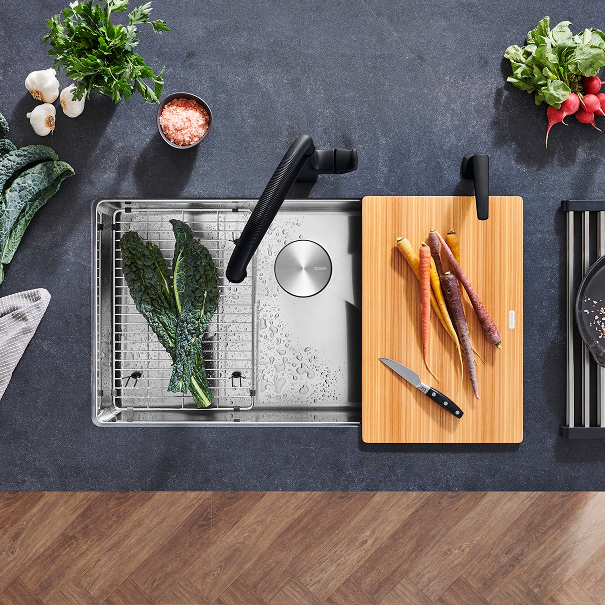 Blanco Quatrus Ash Compound Cutting Board