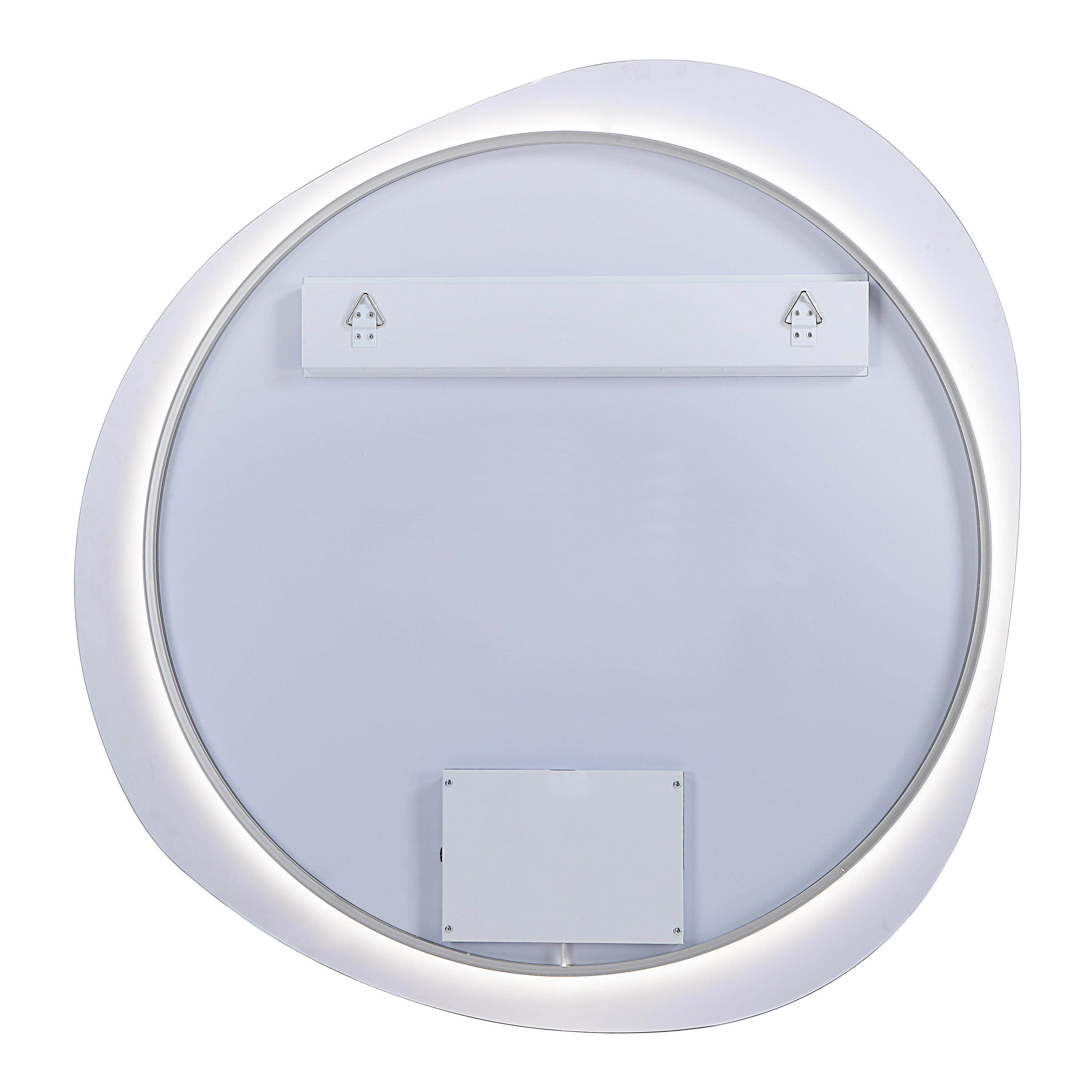 Renwil Terni 45" Tall Irregular Led Mirror - Clear