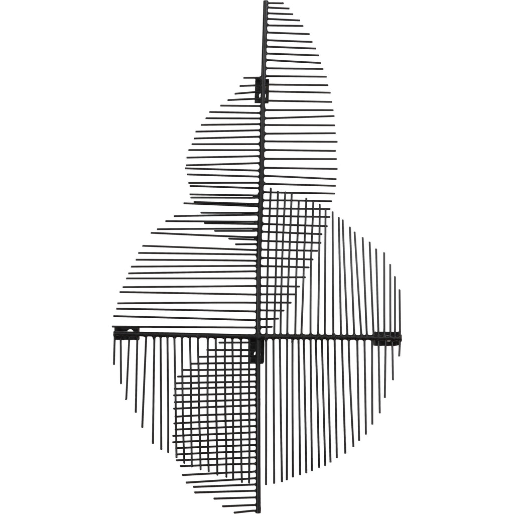 Renwil Brenner 27.8" Wide Wall Art - Black Powder