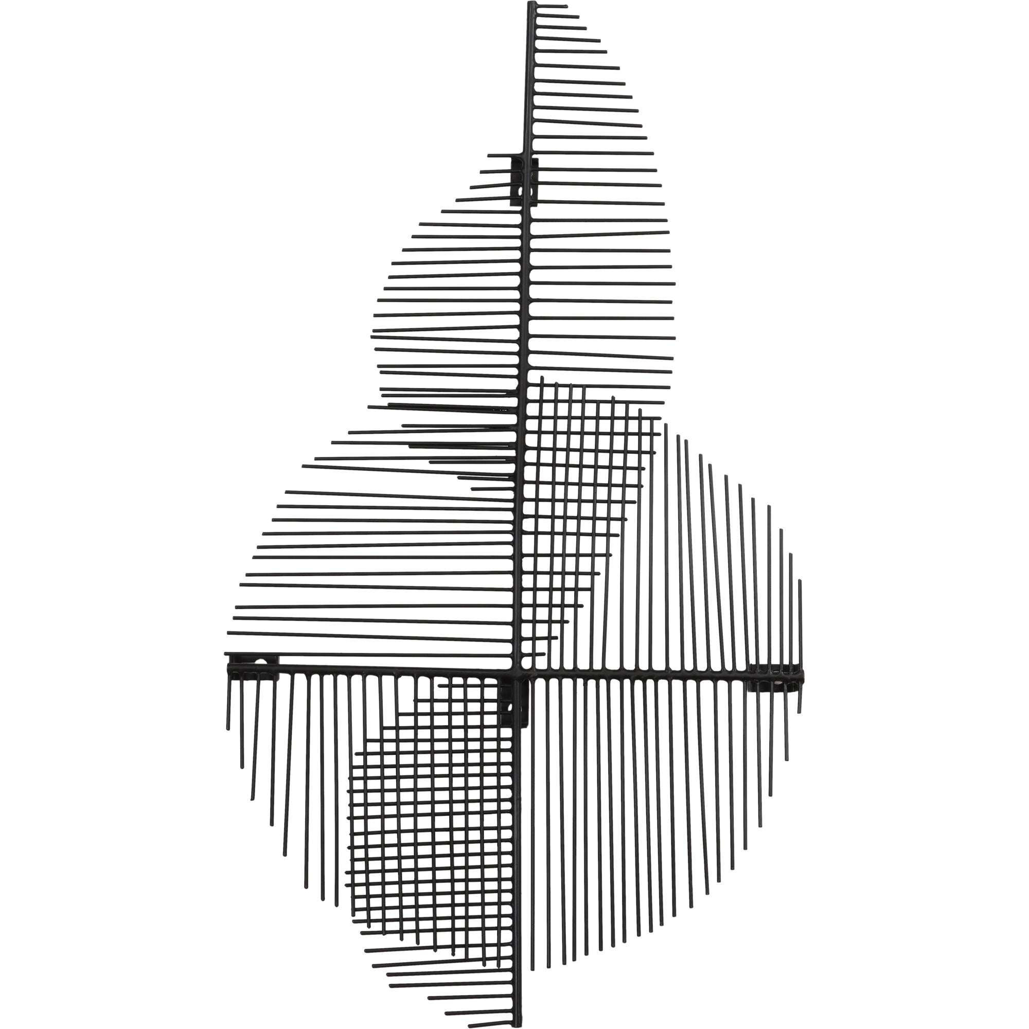 Renwil Brenner 27.8" Wide Wall Art - Black Powder