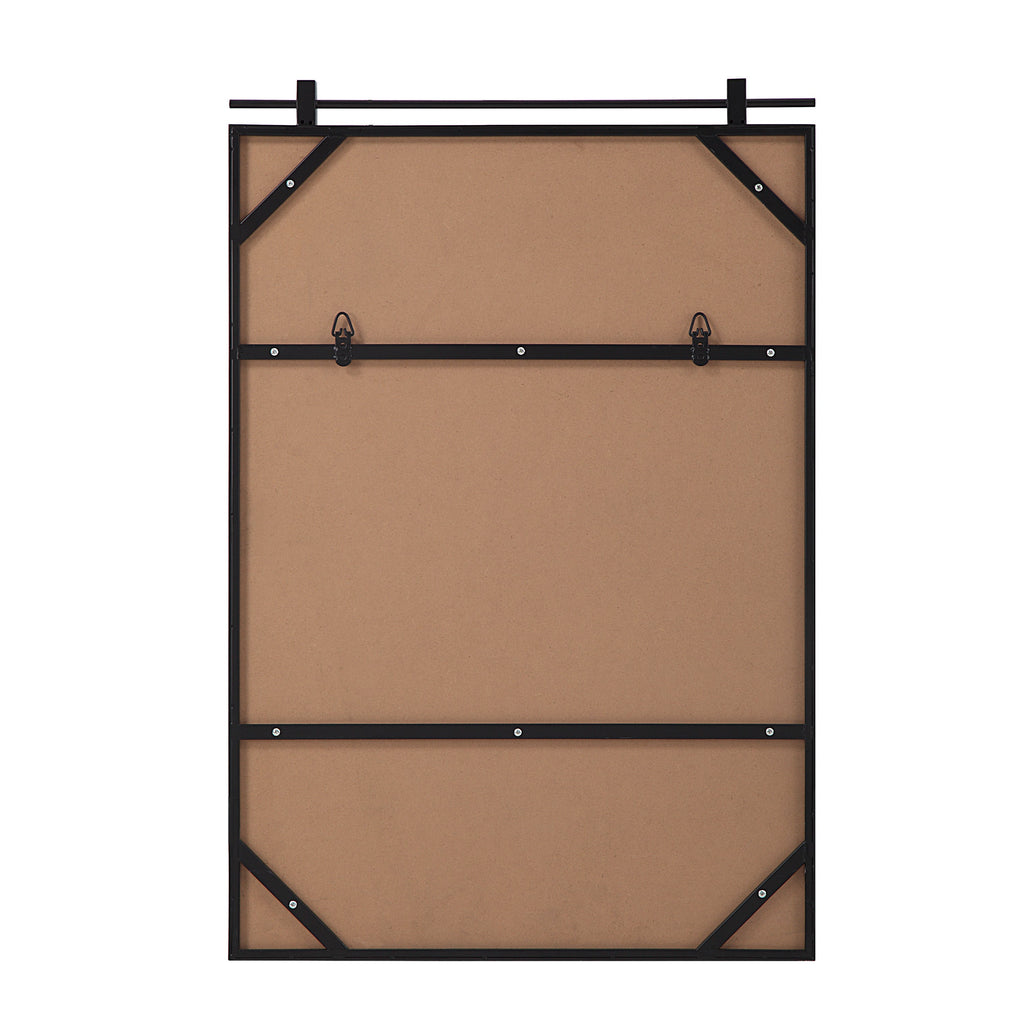 Renwil Titel 36" Tall Rectangular Mirror - Matte Black