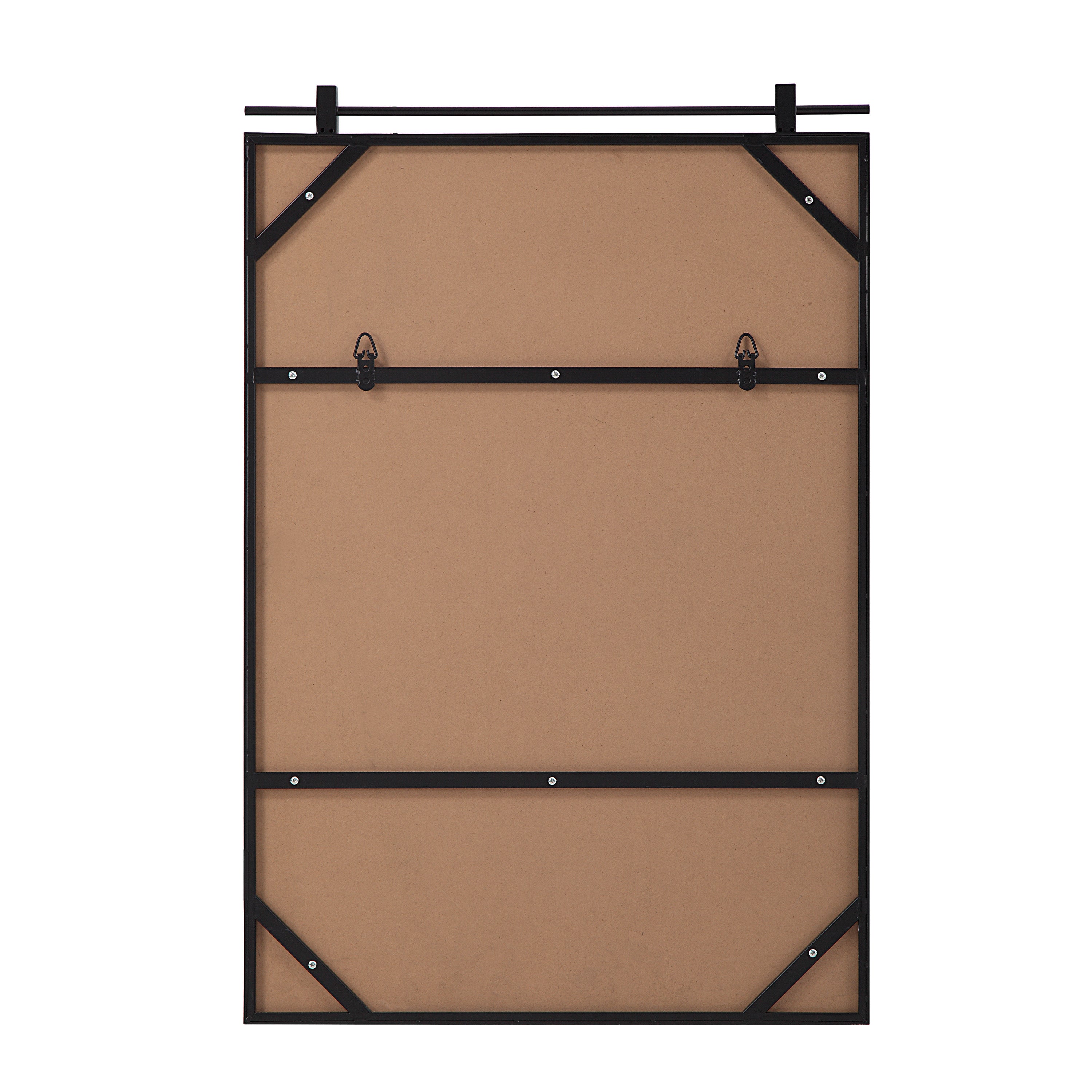 Renwil Titel 36" Tall Rectangular Mirror - Matte Black