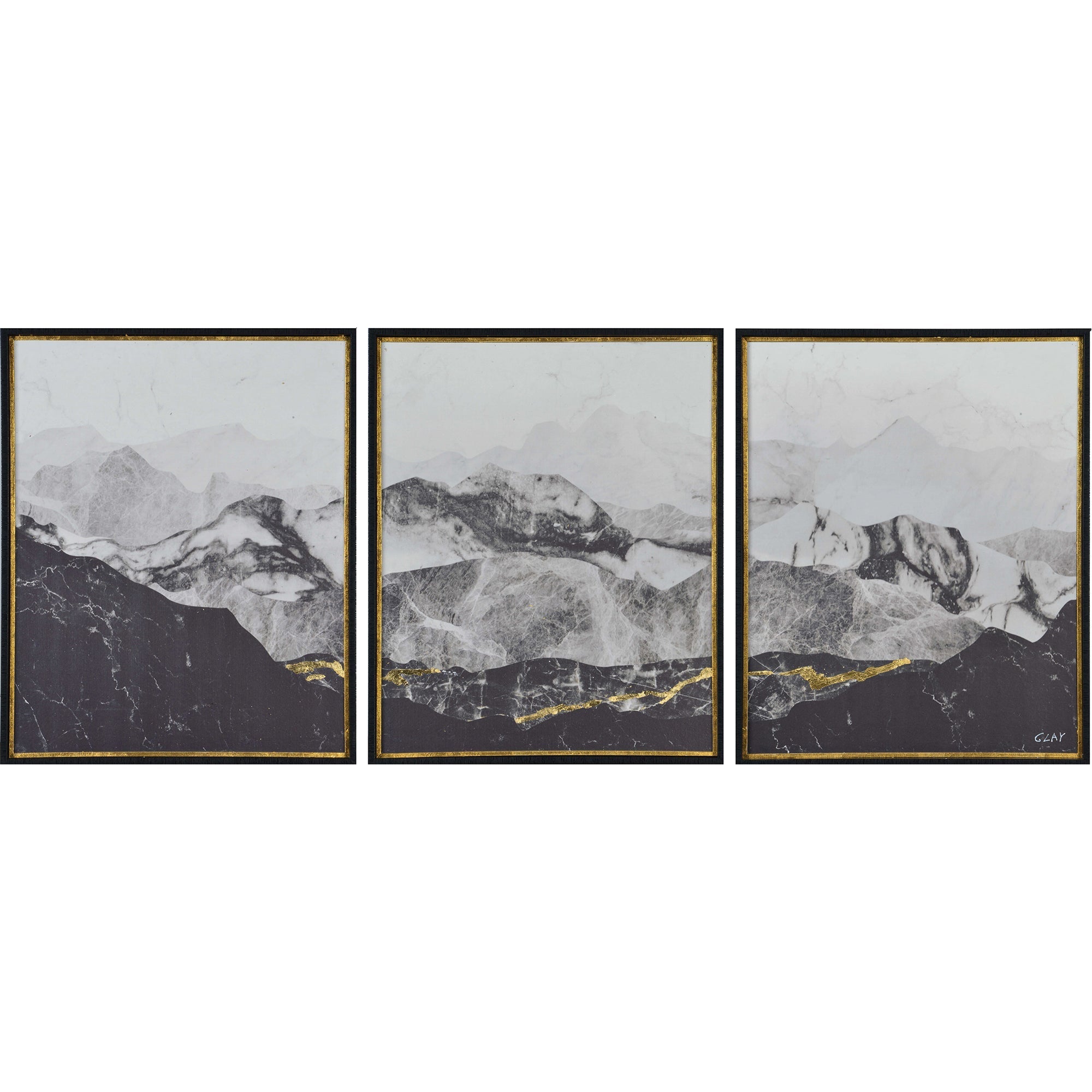 Renwil Manford 17.5" Wide Wall Art - Charcoal