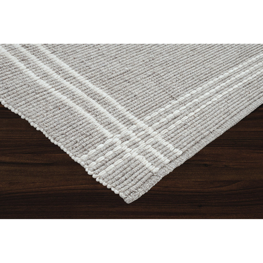 Renwil Lindley 8 x 10 Handwoven Indoor Rug - Oatmeal