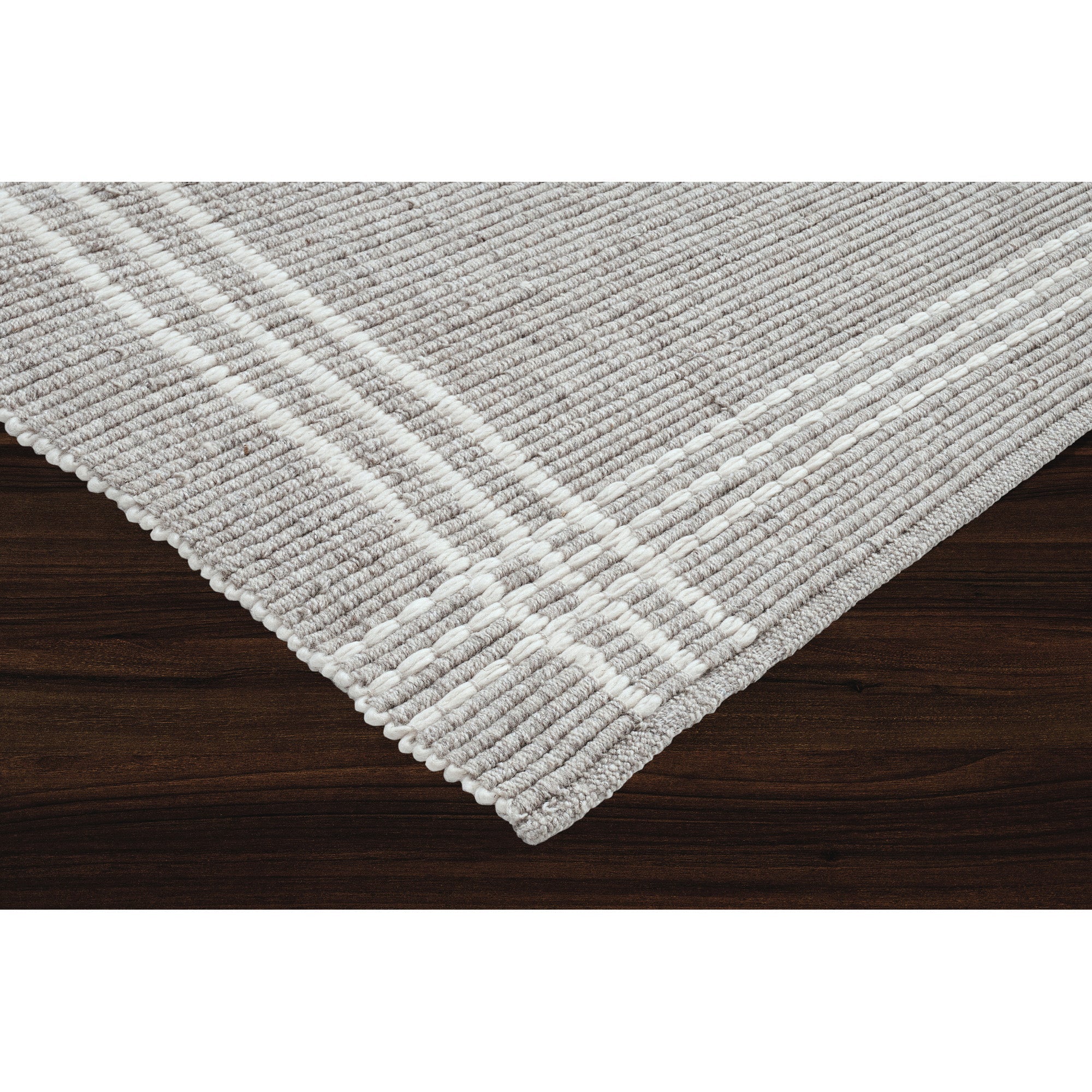 Renwil Lindley 10 x 13 Handwoven Indoor Rug - Oatmeal