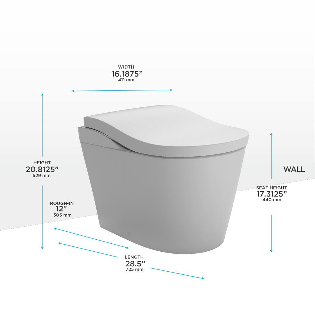 TOTO Neorest Ls Dual Flush 1.0 Or 0.8 GF Integrated Bidet Toilet