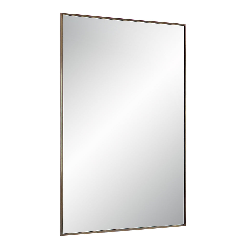 Renwil Cider 45" Tall Rectangular Mirror - Brushed Bronze