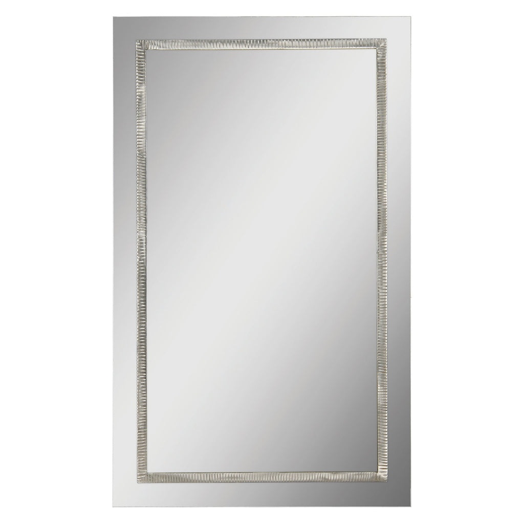 Renwil Stanton 24" Tall Rectangle Wall Mirror - Grey