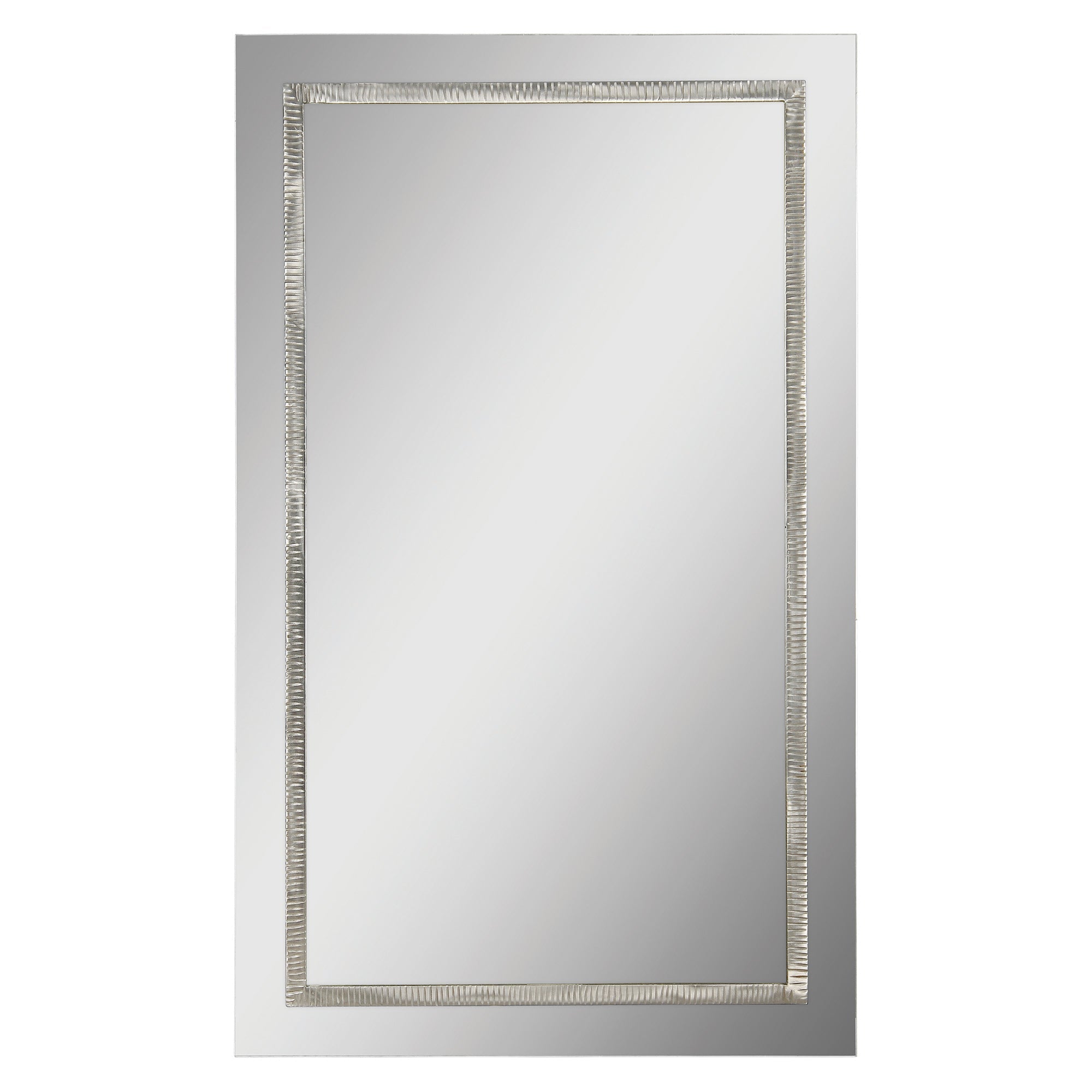 Renwil Stanton 24" Tall Rectangle Wall Mirror - Grey