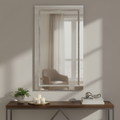 Renwil Stanton 24" Tall Rectangle Wall Mirror - Grey