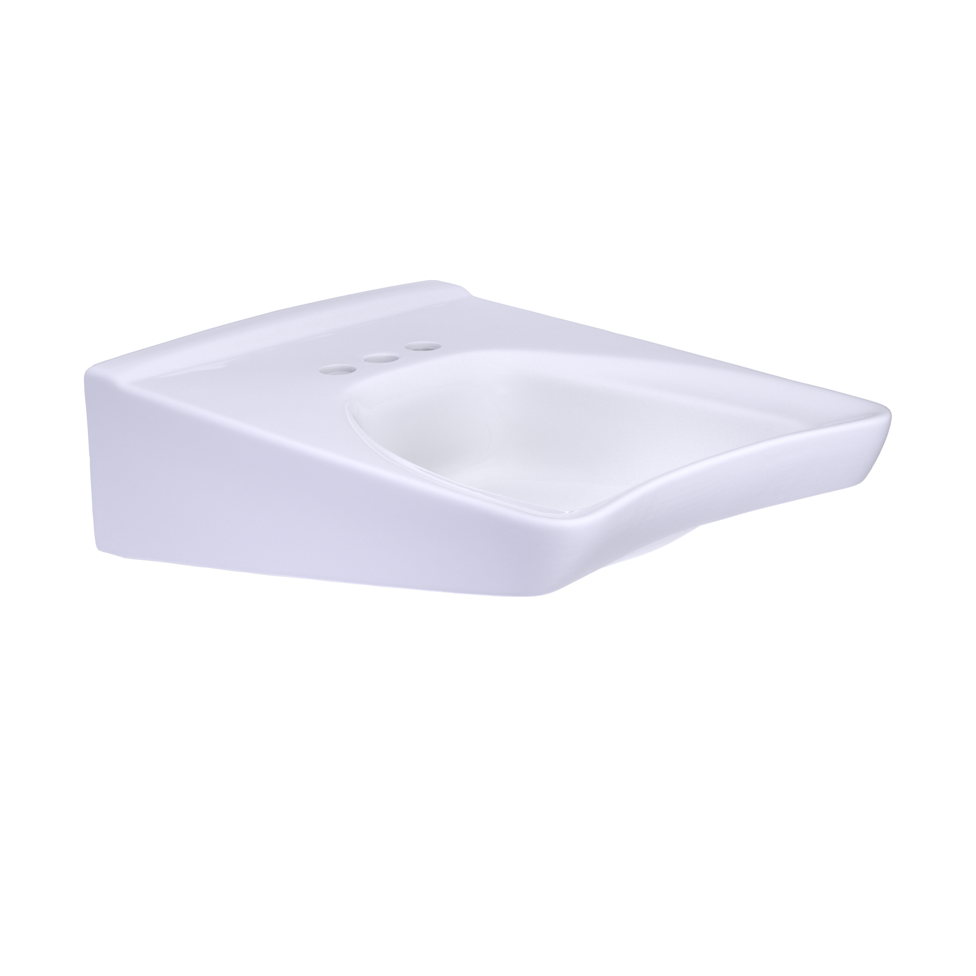 TOTO Commercial Wall Mount Bathroom Sink For 4" Center Faucets